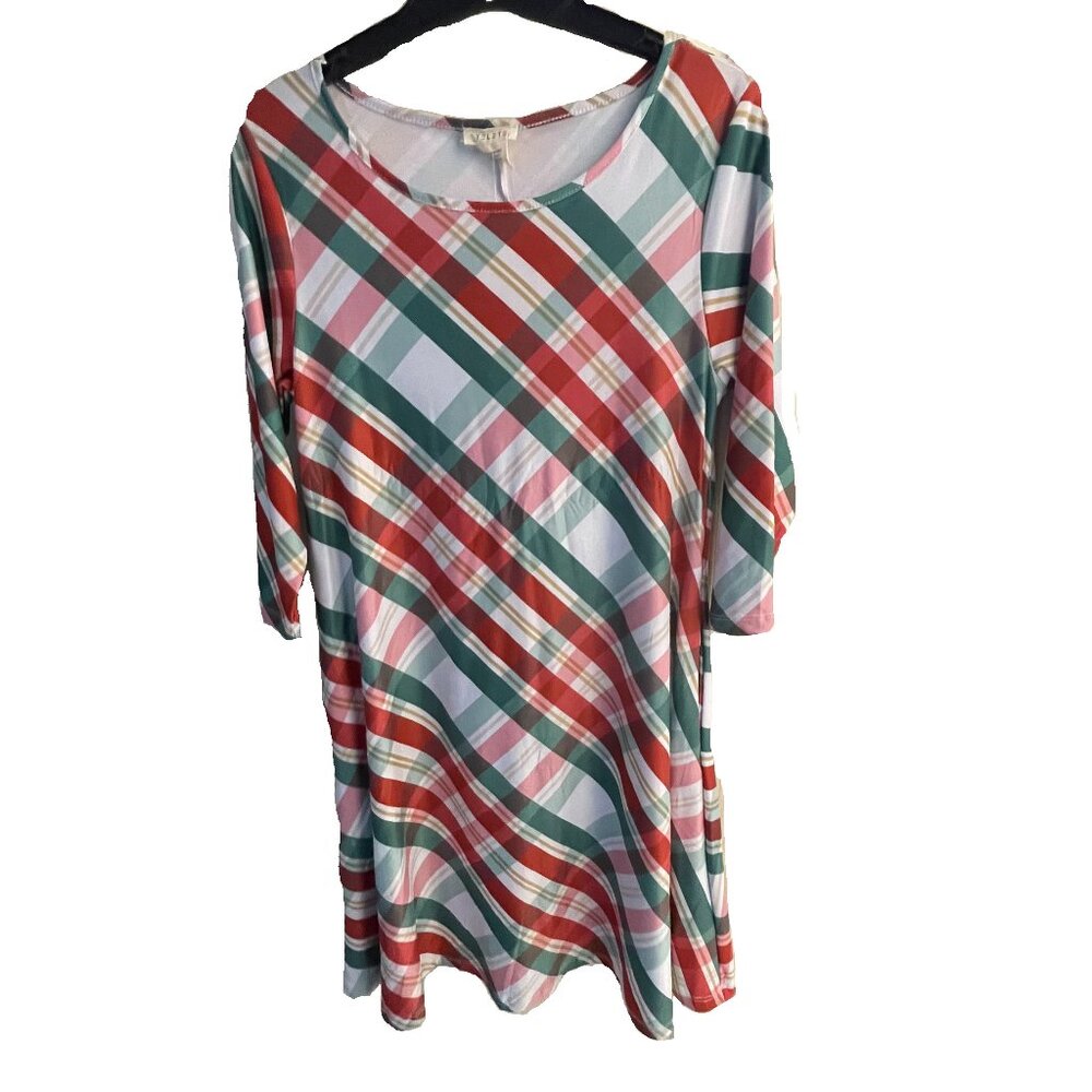 Yelete Long Sleeved Dress with Pockets Size S NWT